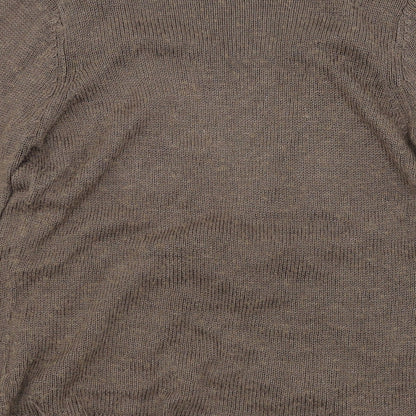 Womens UK Size 14 Marks and Spencer Brown Pullover Jumper
