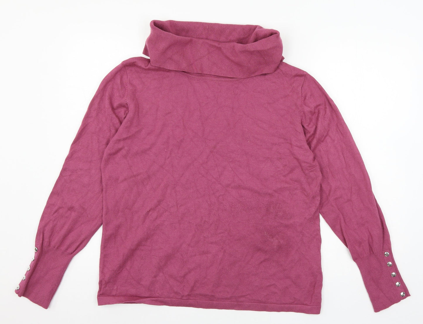 Womens UK Size XL Mitzy Pink Pullover Jumper