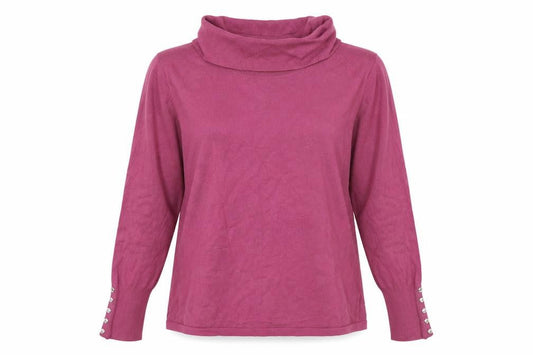 Womens UK Size XL Mitzy Pink Pullover Jumper
