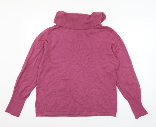 Womens UK Size XL Mitzy Pink Pullover Jumper
