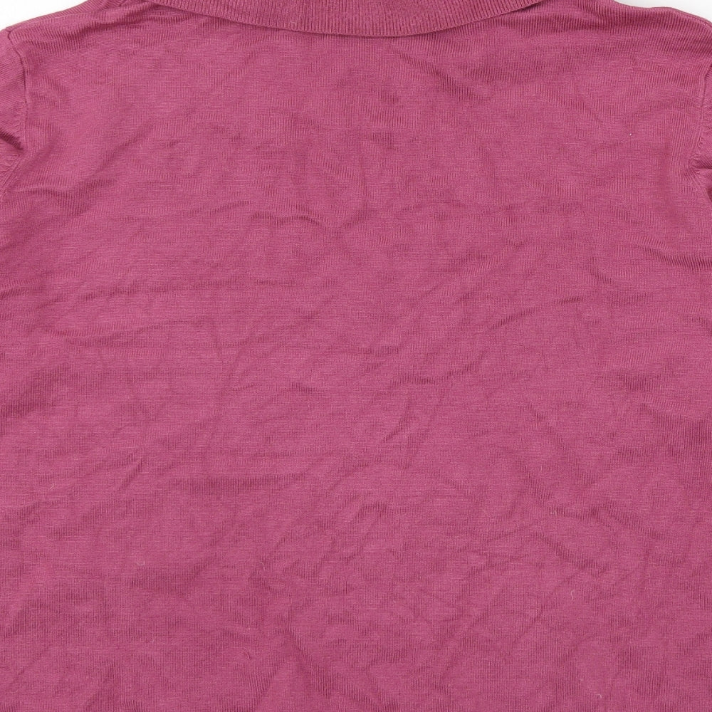 Womens UK Size XL Mitzy Pink Pullover Jumper