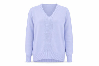 Bonmarché Womens Blue Knit Pullover Jumper Size S