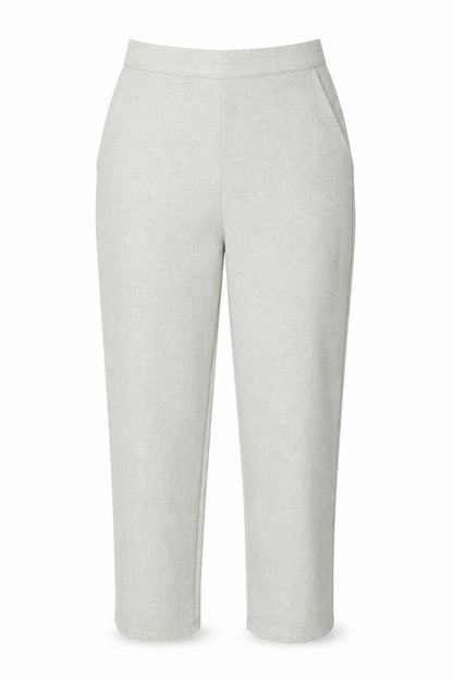 Prwrn Womens Green   Cropped Trousers Size 8 L22 in