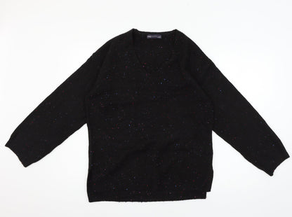 Womens UK Size S Marks and Spencer Black Pullover Jumper