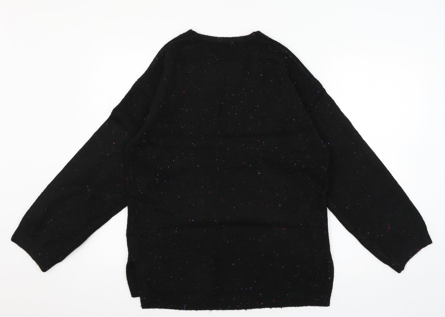 Womens UK Size S Marks and Spencer Black Pullover Jumper