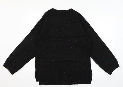 Womens UK Size S Marks and Spencer Black Pullover Jumper