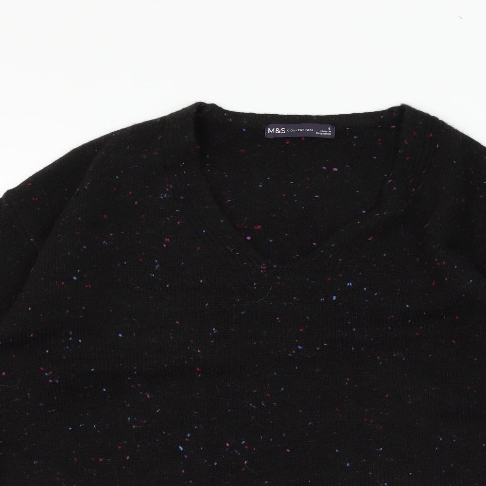 Womens UK Size S Marks and Spencer Black Pullover Jumper