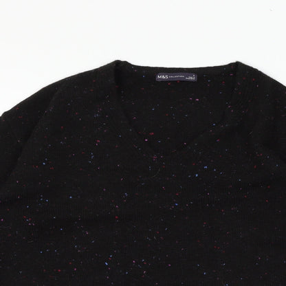 Womens UK Size S Marks and Spencer Black Pullover Jumper