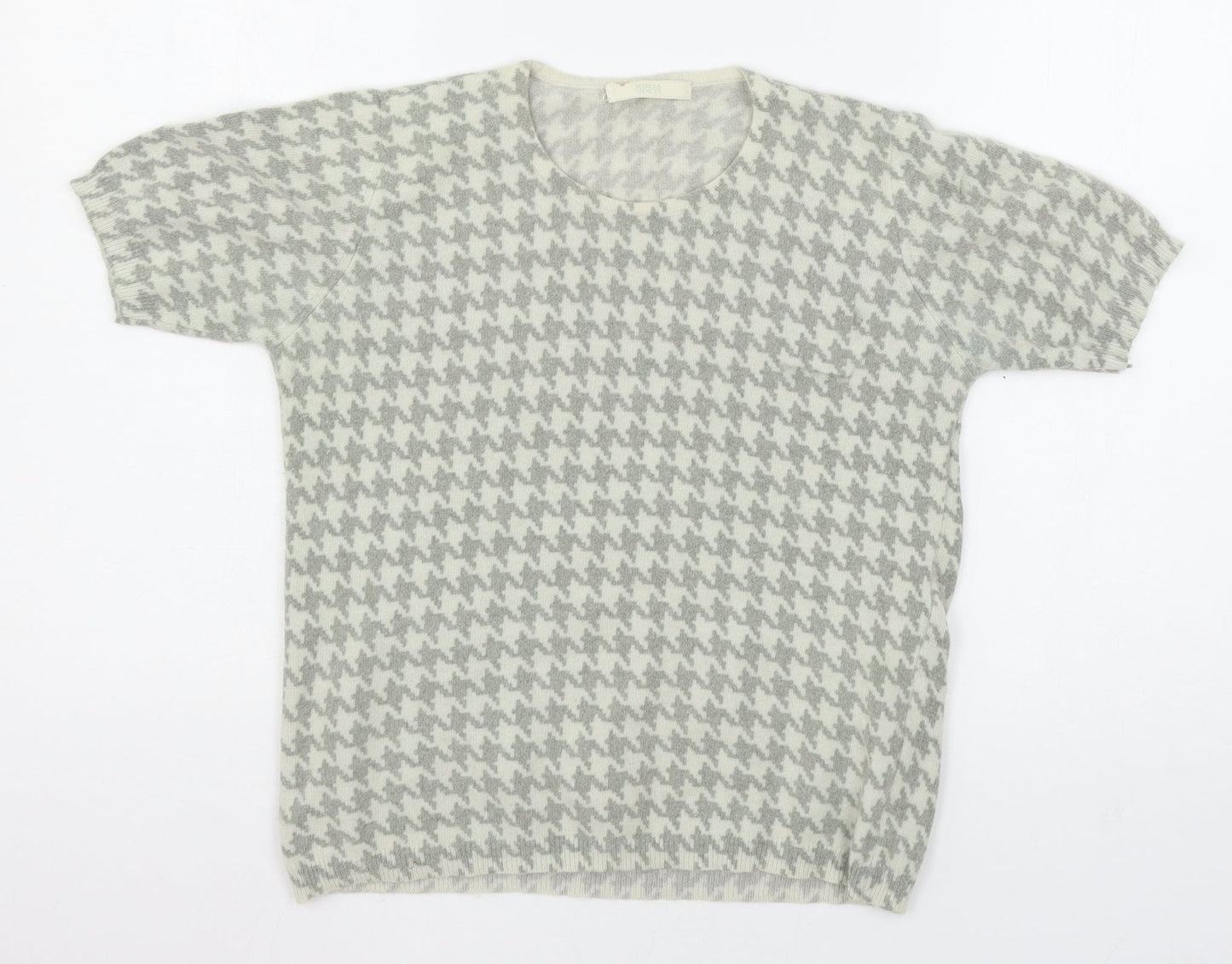 Womens UK Size 14 Marks and Spencer Grey Basic T-Shirt