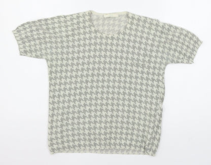 Womens UK Size 14 Marks and Spencer Grey Basic T-Shirt