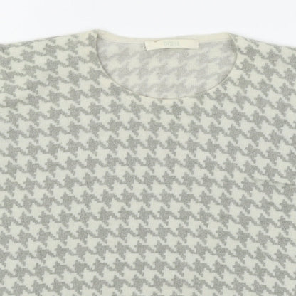 Womens UK Size 14 Marks and Spencer Grey Basic T-Shirt