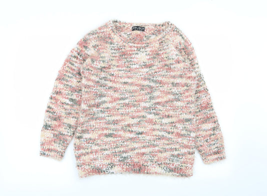 Womens UK Size 14 Select Multicoloured Pullover Jumper