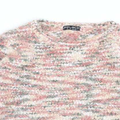 Womens UK Size 14 Select Multicoloured Pullover Jumper