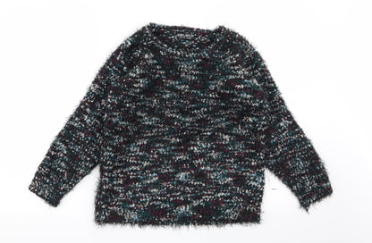 Womens UK Size 14 Select Multicoloured Pullover Jumper