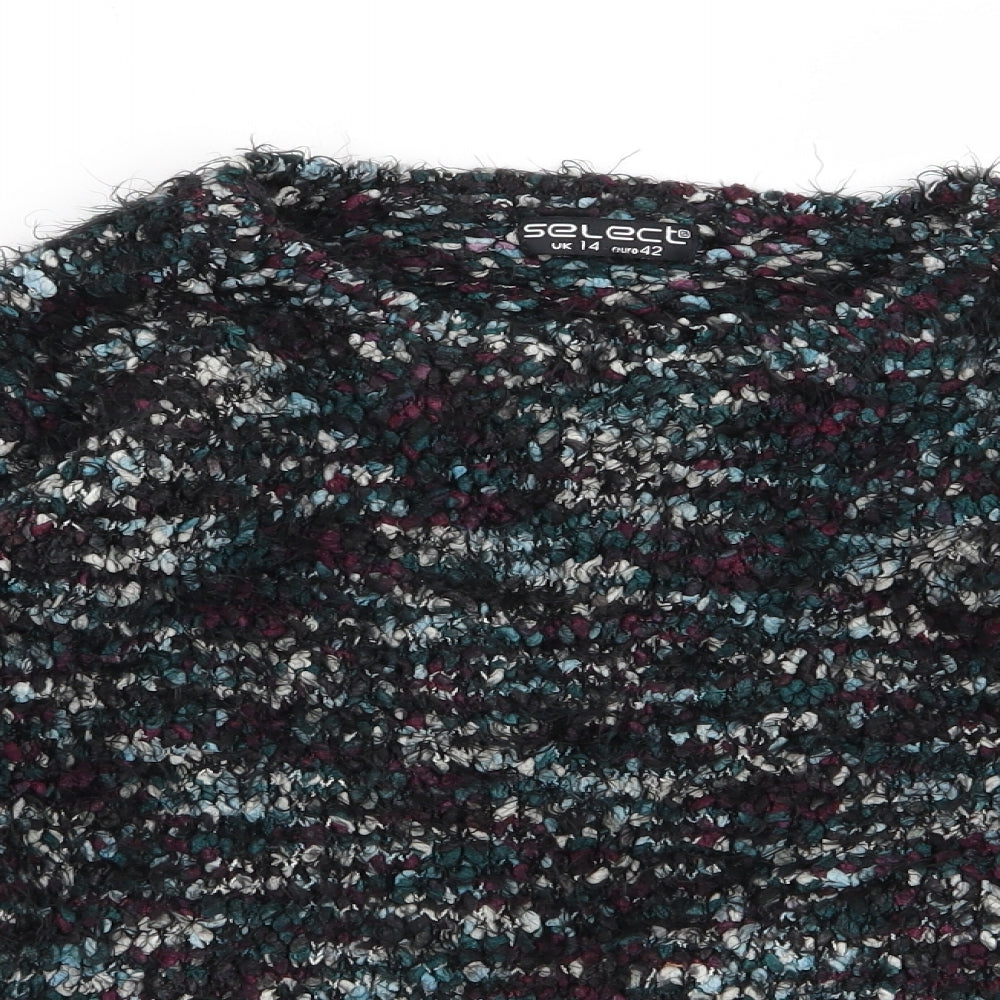Womens UK Size 14 Select Multicoloured Pullover Jumper