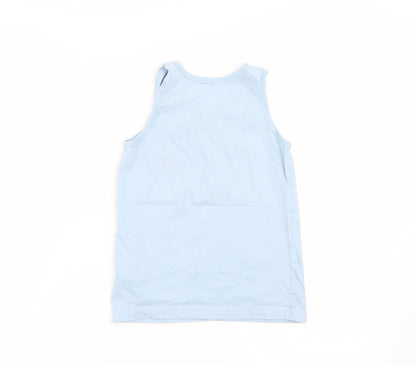 Asda George Boys Blue   Basic Tank Size 7-8 Years