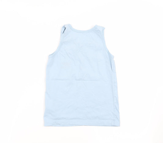 Asda George Boys Blue   Basic Tank Size 7-8 Years
