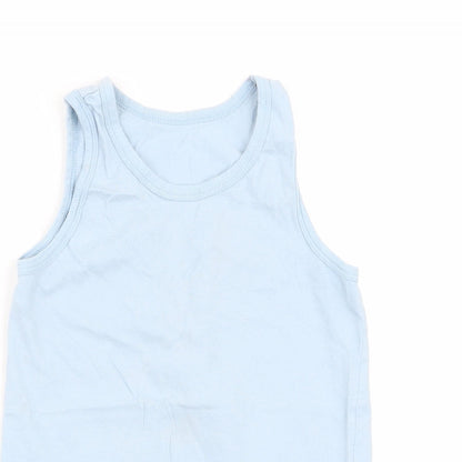 Asda George Boys Blue   Basic Tank Size 7-8 Years