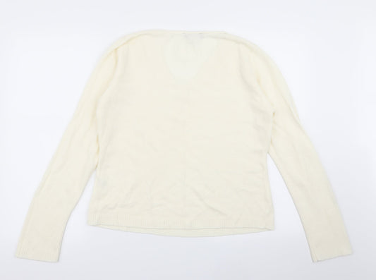 Womens UK Size 2XL ellie louise Ivory Pullover Jumper