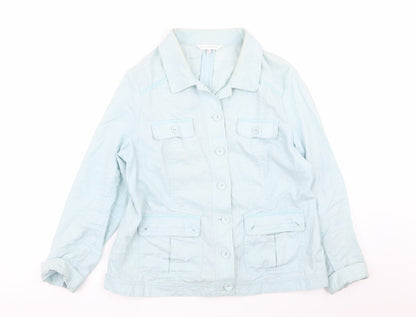 RJR.John Rocha Womens Blue   Jacket Blazer Size 16