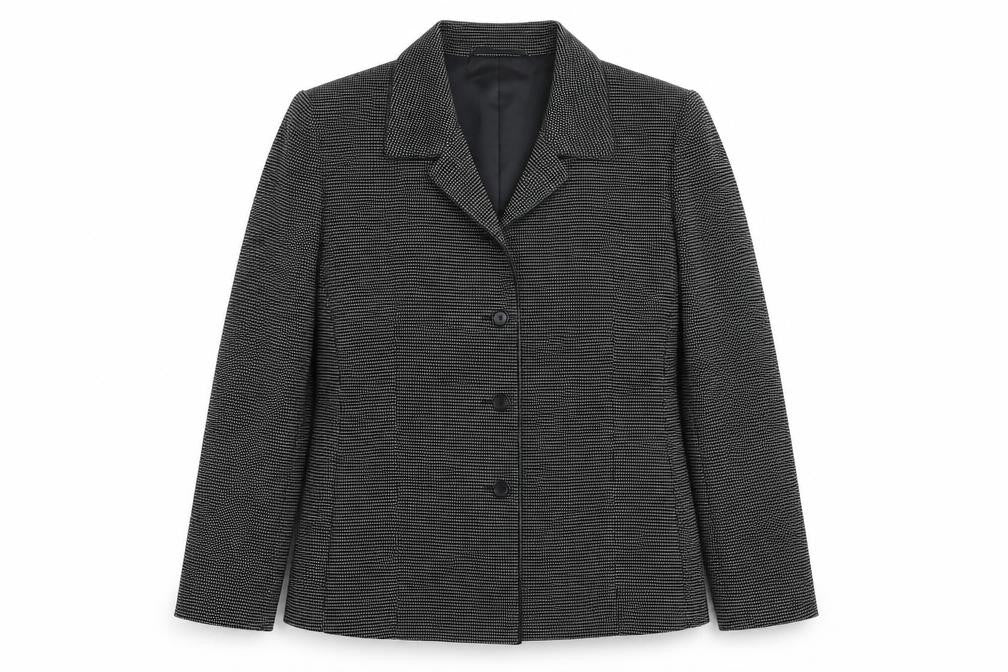 Gerry Weber Womens Black Polka Dot  Jacket Blazer Size 10