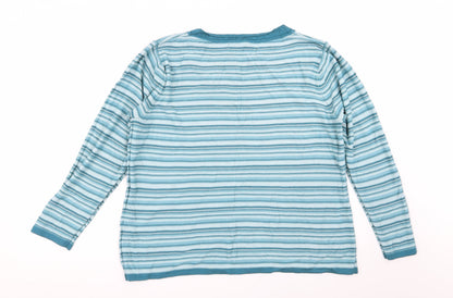 Womens UK Size L BM Multicoloured Pullover Jumper
