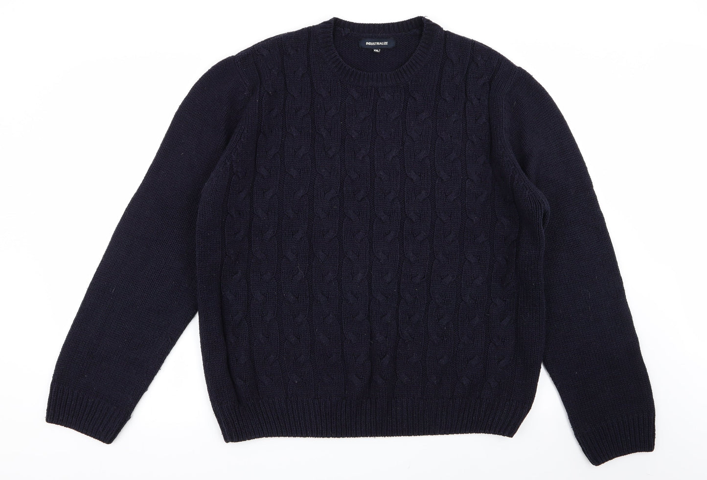 industrialize Mens Blue   Pullover Jumper Size 2XL