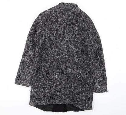 Divided by H&M Womens Grey   Overcoat Coat Size 6