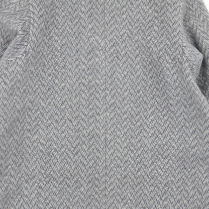 Womens UK Size 16 Preworn Grey Overcoat