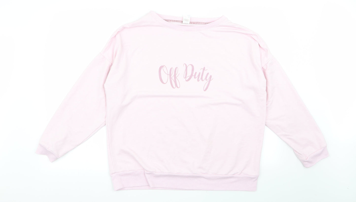 Avenue Womens Pink   Pullover Jumper Size L