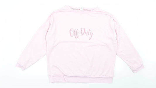 Avenue Womens Pink   Pullover Jumper Size L