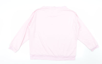 Avenue Womens Pink   Pullover Jumper Size L
