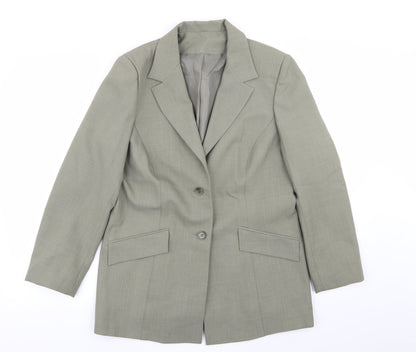 Berkertex Womens Green   Jacket Blazer Size 16