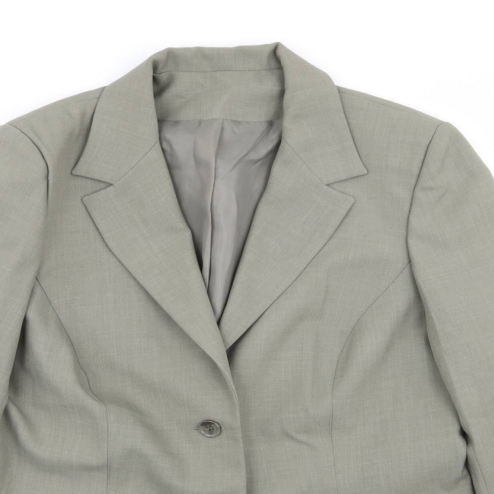Berkertex Womens Green   Jacket Blazer Size 16
