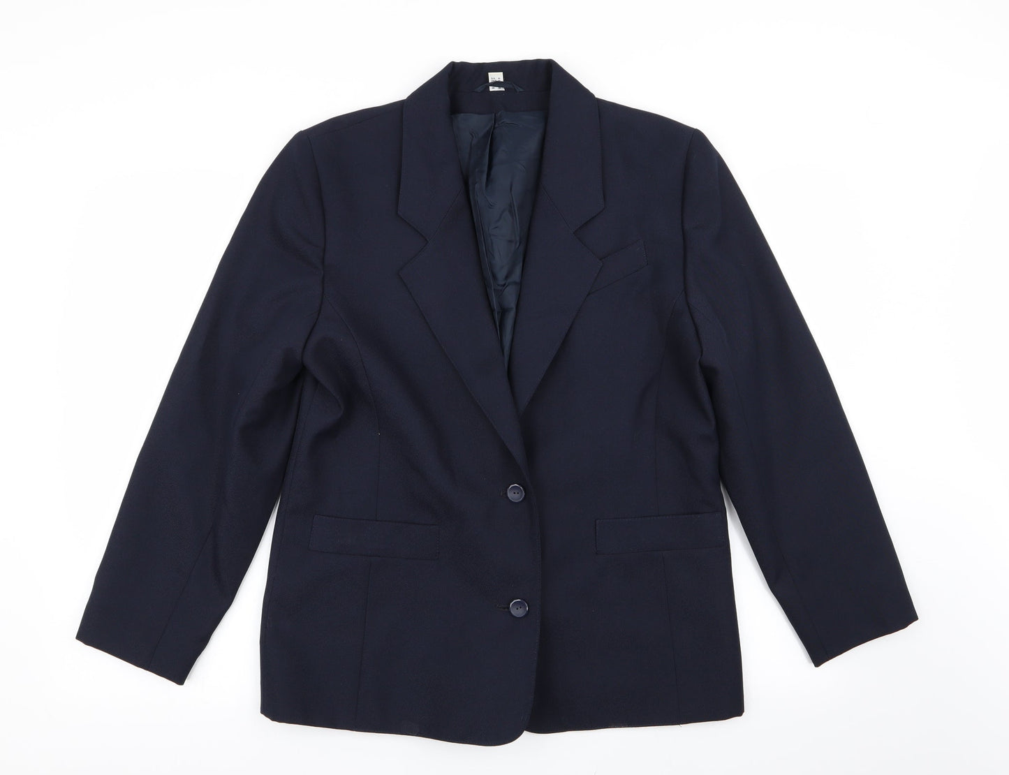 Womens UK Size 14 Preworn Regular Blue Blazer