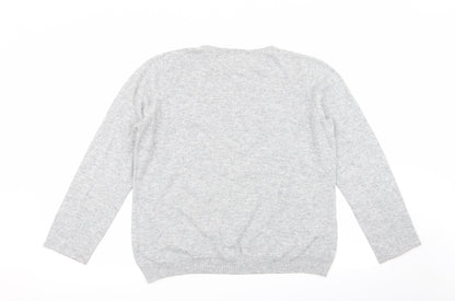 bonmarche Womens Grey   Pullover Jumper Size M