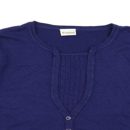 Womens UK Size L Roman Blue Pullover Jumper