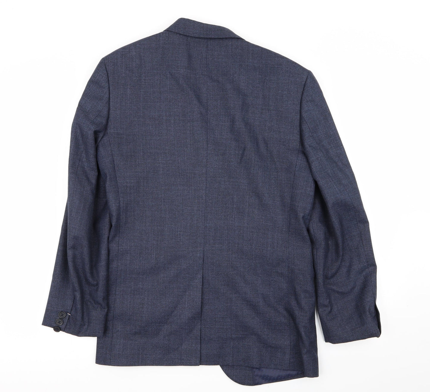 Mens UK Size S Cedar Wood State Regular Blue Suit Jacket