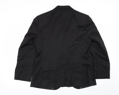 Mens UK Size 40 M&S Regular Black Suit Jacket
