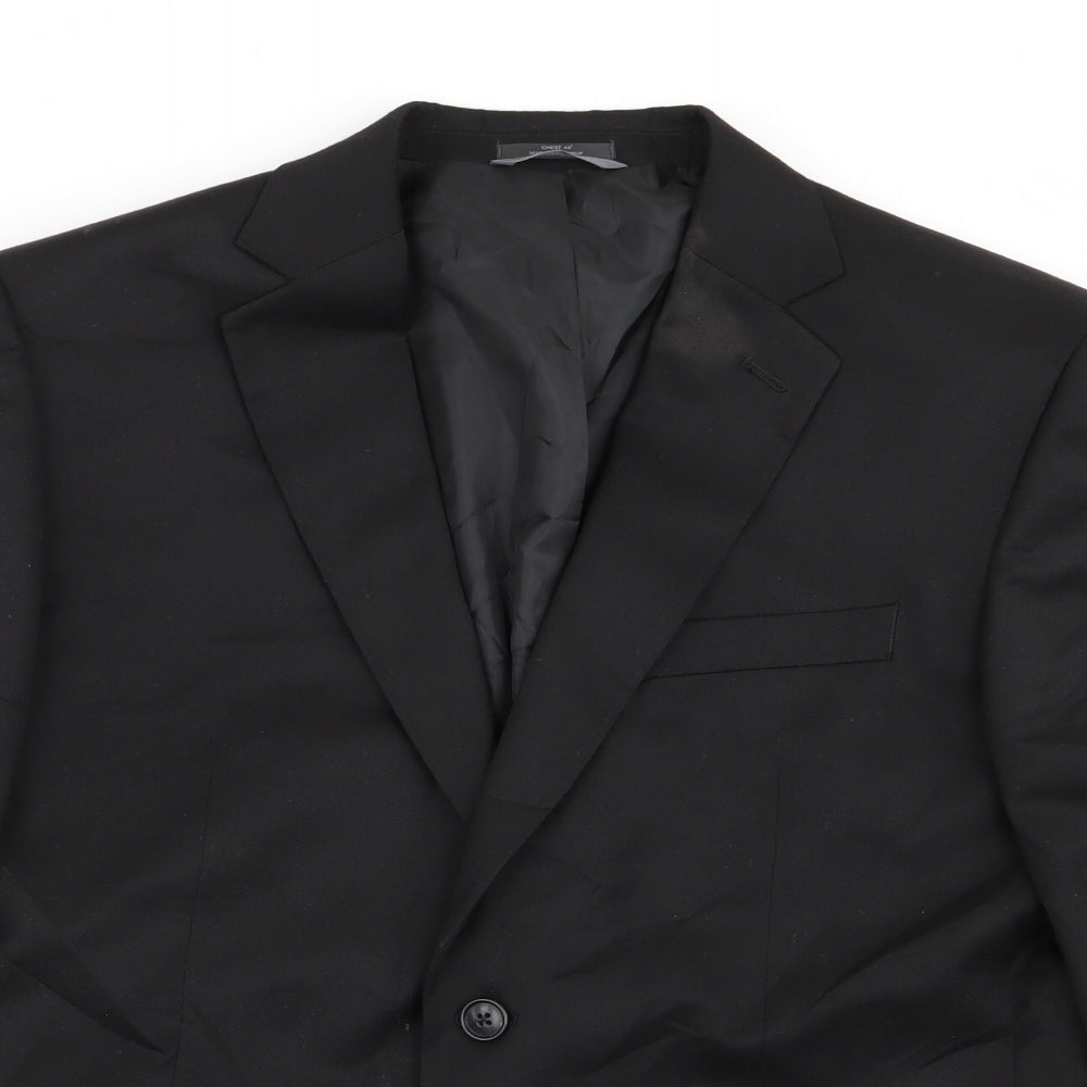 Mens UK Size 40 M&S Regular Black Suit Jacket