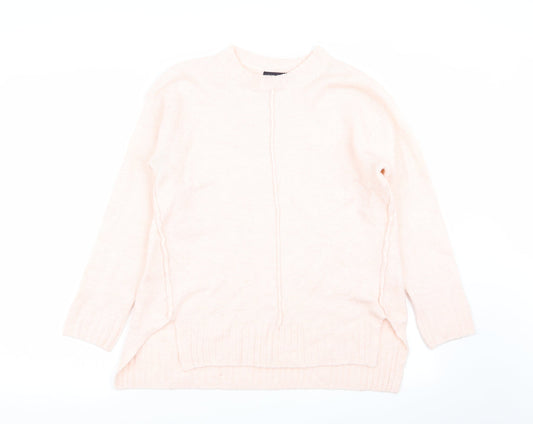 Womens UK Size S M&S Pink Pullover Jumper