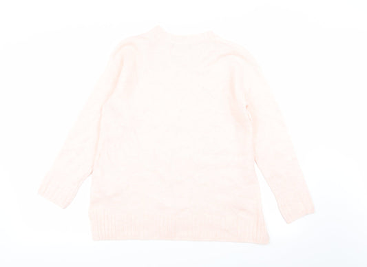 Womens UK Size S M&S Pink Pullover Jumper