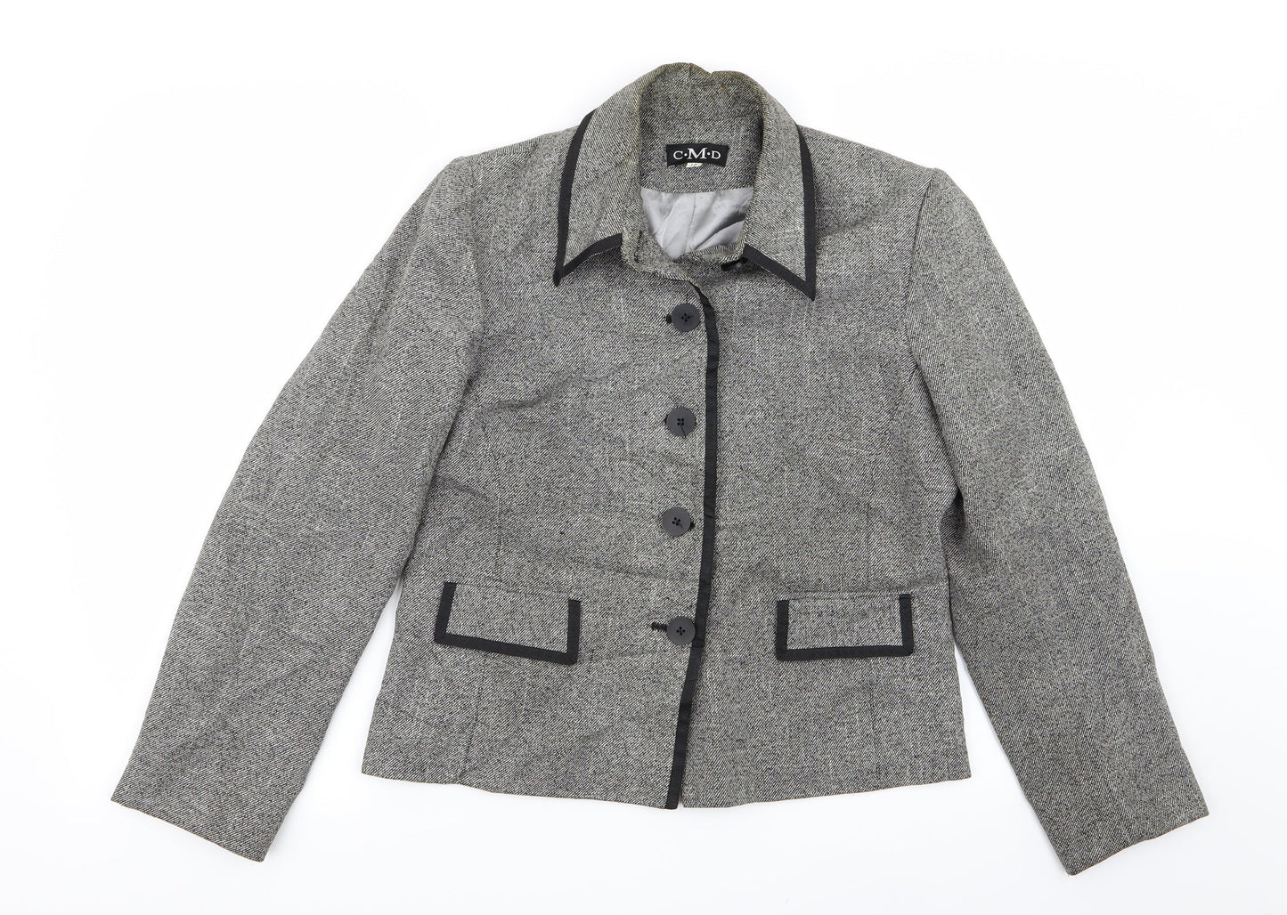 CMD Womens Grey   Jacket Blazer Size 12