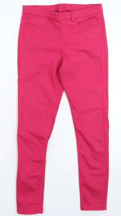 Womens UK Size 10 Divided Extra-Slim Fit Jegging Pink Jeans
