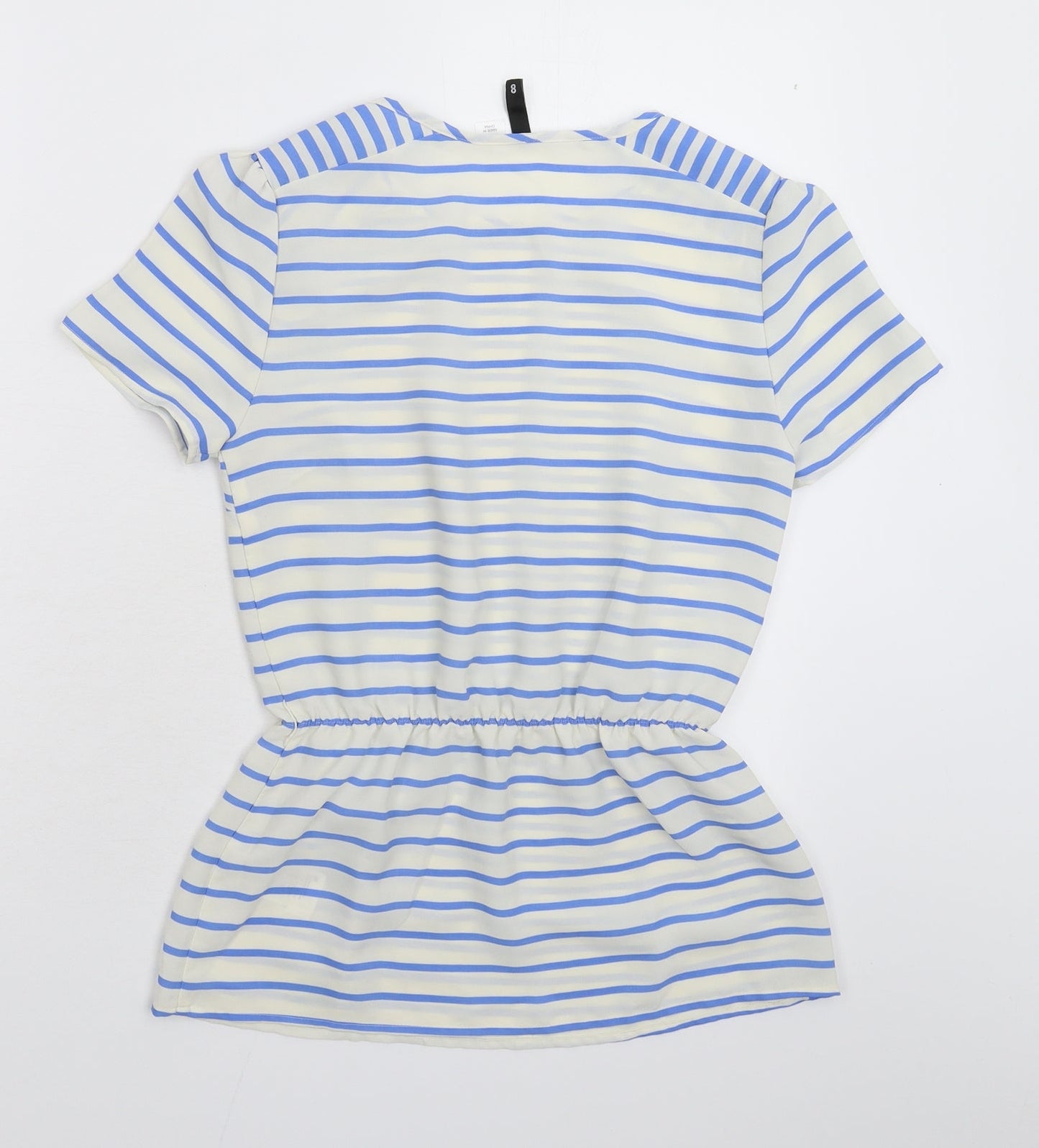 Womens UK Size 8 Divided White Basic Blouse