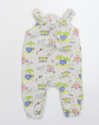 F&F Baby Grey   Babygrow One-Piece Size 3-6 Months
