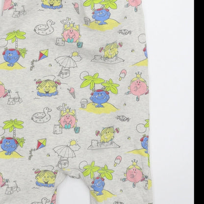 F&F Baby Grey   Babygrow One-Piece Size 3-6 Months