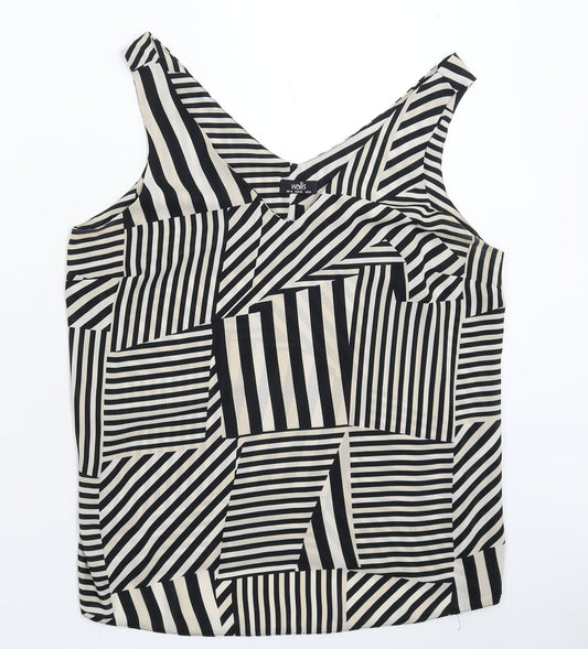Womens UK Size 14 Wallis Multicoloured Basic Tank