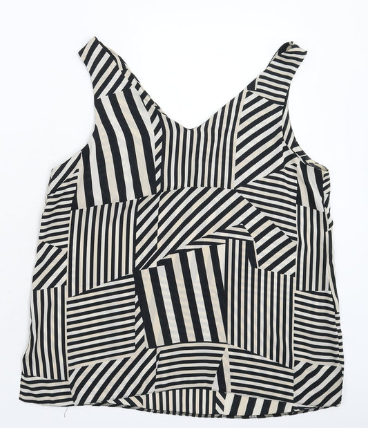 Womens UK Size 14 Wallis Multicoloured Basic Tank