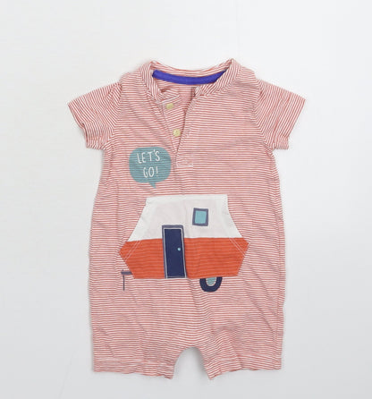 Gap Baby Red Striped  Babygrow One-Piece Size 3-6 Months